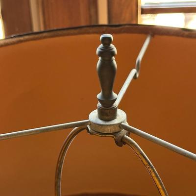 Vintage Winter Portrait Table Lamp