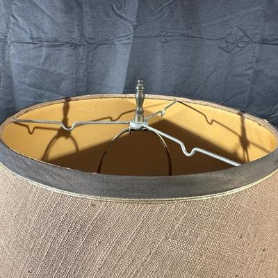 Vintage Winter Portrait Table Lamp