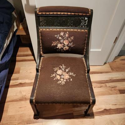 Antique Needlepoint Chair