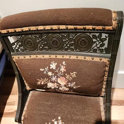 Antique Needlepoint Chair