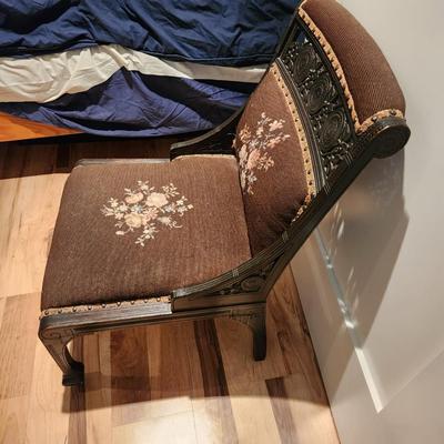 Antique Needlepoint Chair