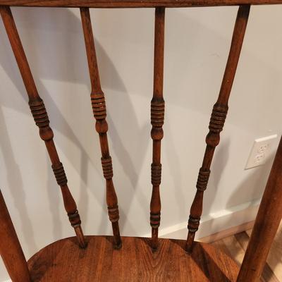 Vintage Pressed Back Spindle Chair