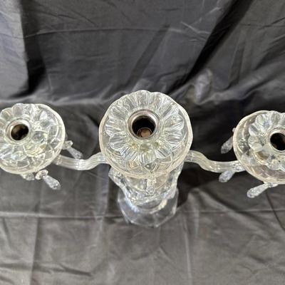 Large Crystal Candle Holser Made in Poland