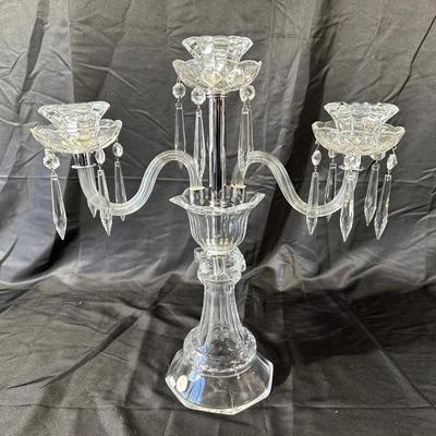 Large Crystal Candle Holser Made in Poland