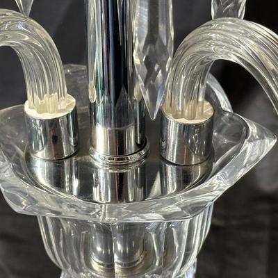 Large Crystal Candle Holser Made in Poland