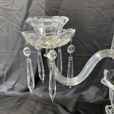 Large Crystal Candle Holser Made in Poland