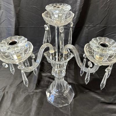 Large Crystal Candle Holser Made in Poland