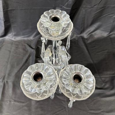 Large Crystal Candle Holser Made in Poland