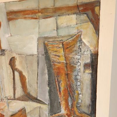 Framed Abstract Art Shoes Boots High Heels