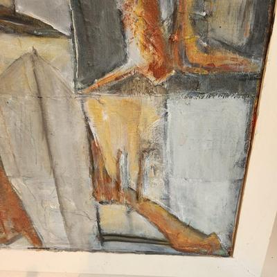 Framed Abstract Art Shoes Boots High Heels