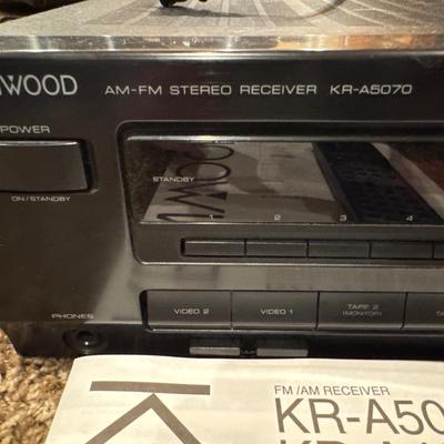Kenwood receiver and 5 disc CD player