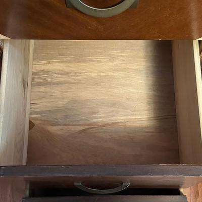 Vintage Art Deco Style Wood Wardrobe Dresser