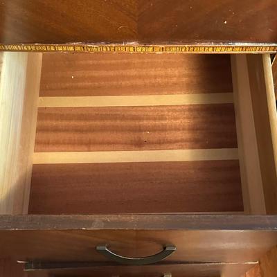 Vintage Art Deco Style Wood Wardrobe Dresser