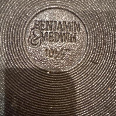 Vintage Benjamin & Medwin Cast Iron pans