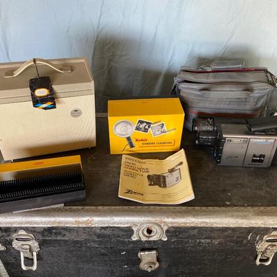 THROWBACK ZENITH CAMCORDER AND SAWYER SLIDE PROJECTOR