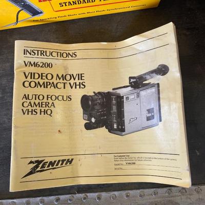 THROWBACK ZENITH CAMCORDER AND SAWYER SLIDE PROJECTOR