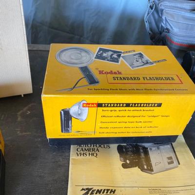 THROWBACK ZENITH CAMCORDER AND SAWYER SLIDE PROJECTOR
