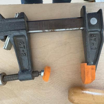 1174 Set of Four Craftsman Wood Clamps