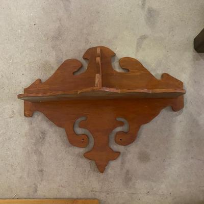 ENAMELWARE PONTIAC ASHTRAY, REGULATOR WALL CLOCK, MIRROR AND SOME OTHER WOODEN ITEMS