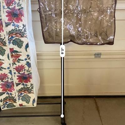 CLOTHING RACK, SHOE ORGANIZER, AND HANGING GARMENT STORAGE CLOSET