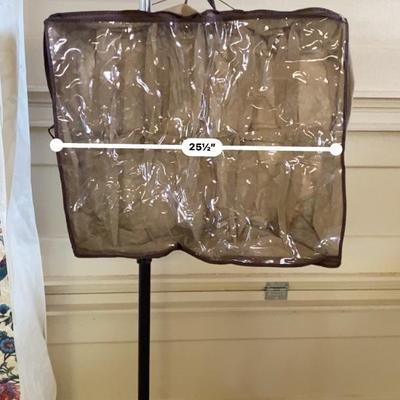 CLOTHING RACK, SHOE ORGANIZER, AND HANGING GARMENT STORAGE CLOSET