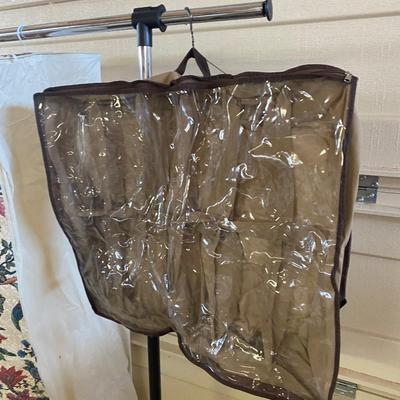 CLOTHING RACK, SHOE ORGANIZER, AND HANGING GARMENT STORAGE CLOSET