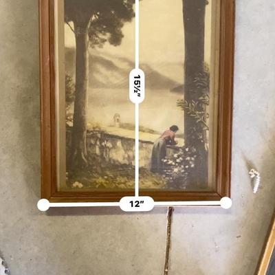 3 OLDER PIECES OF WALL ART