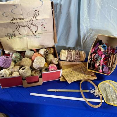 AN ABUNDANCE OF EMBROIDERY THREAD