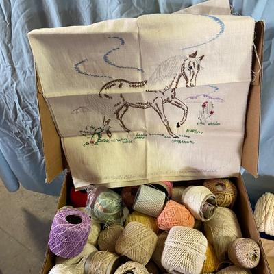 AN ABUNDANCE OF EMBROIDERY THREAD