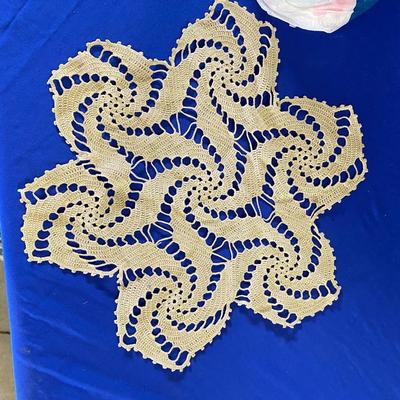 PREASSEMBLED SQUARES TO BUILD AN AFGHAN, A CROCHETED DOILY AND MORE!