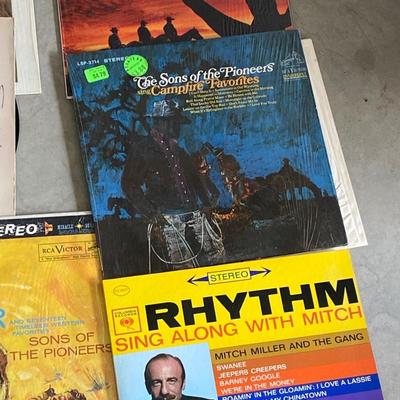 RECORDS ALL THE WAY FROM AN EDISON RECORD TO DECCO PHONOGRAPH RECORDS TO CURRENT DAY VINYL ALBUMS