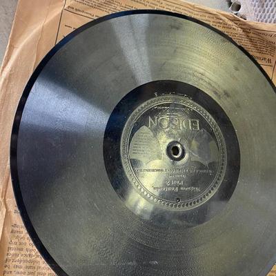 RECORDS ALL THE WAY FROM AN EDISON RECORD TO DECCO PHONOGRAPH RECORDS TO CURRENT DAY VINYL ALBUMS
