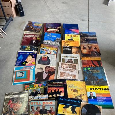 RECORDS ALL THE WAY FROM AN EDISON RECORD TO DECCO PHONOGRAPH RECORDS TO CURRENT DAY VINYL ALBUMS