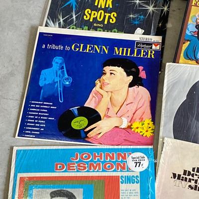 RECORDS ALL THE WAY FROM AN EDISON RECORD TO DECCO PHONOGRAPH RECORDS TO CURRENT DAY VINYL ALBUMS