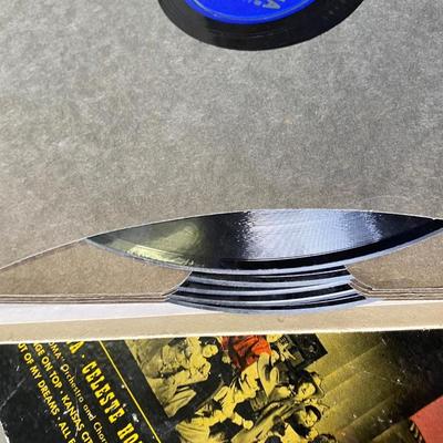 RECORDS ALL THE WAY FROM AN EDISON RECORD TO DECCO PHONOGRAPH RECORDS TO CURRENT DAY VINYL ALBUMS