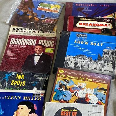 RECORDS ALL THE WAY FROM AN EDISON RECORD TO DECCO PHONOGRAPH RECORDS TO CURRENT DAY VINYL ALBUMS