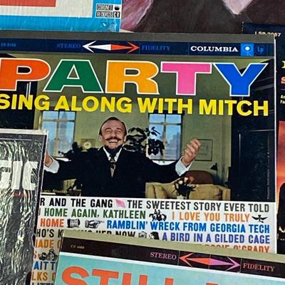 RECORDS ALL THE WAY FROM AN EDISON RECORD TO DECCO PHONOGRAPH RECORDS TO CURRENT DAY VINYL ALBUMS