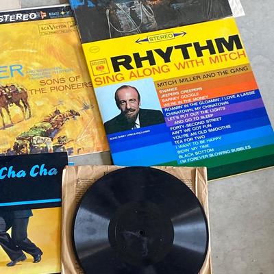 RECORDS ALL THE WAY FROM AN EDISON RECORD TO DECCO PHONOGRAPH RECORDS TO CURRENT DAY VINYL ALBUMS