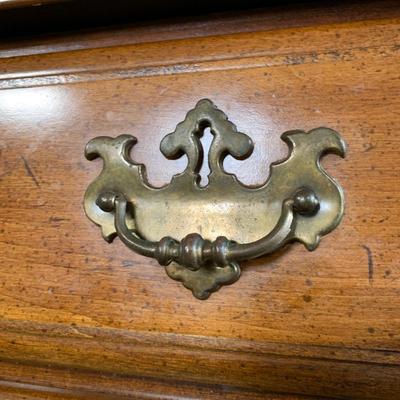 LOT 2 O: American Drew / J.B. Van Sciver Co. Chest Of Drawers & Bed Frame