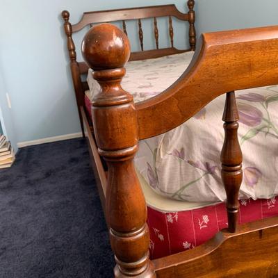 LOT 2 O: American Drew / J.B. Van Sciver Co. Chest Of Drawers & Bed Frame