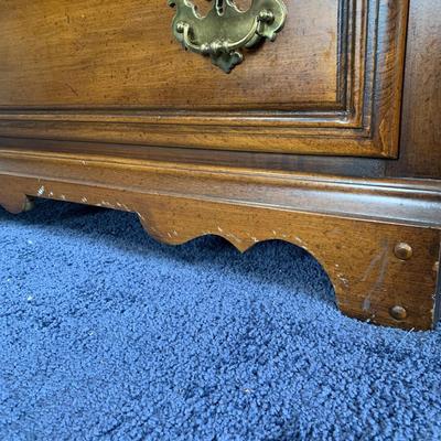 LOT 2 O: American Drew / J.B. Van Sciver Co. Chest Of Drawers & Bed Frame