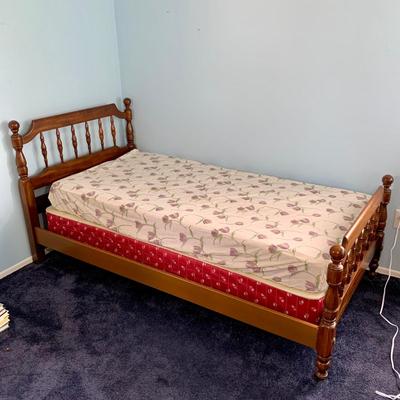 LOT 2 O: American Drew / J.B. Van Sciver Co. Chest Of Drawers & Bed Frame