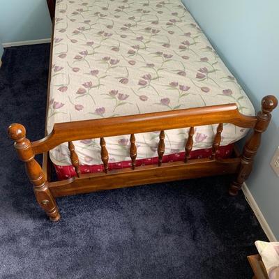 LOT 2 O: American Drew / J.B. Van Sciver Co. Chest Of Drawers & Bed Frame