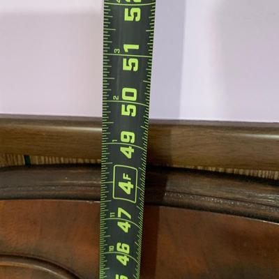 LOT 4 B: Vintage French 2 Tier Side Table & Matching Headboard