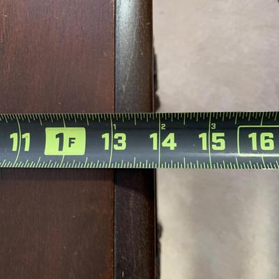 LOT 4 B: Vintage French 2 Tier Side Table & Matching Headboard