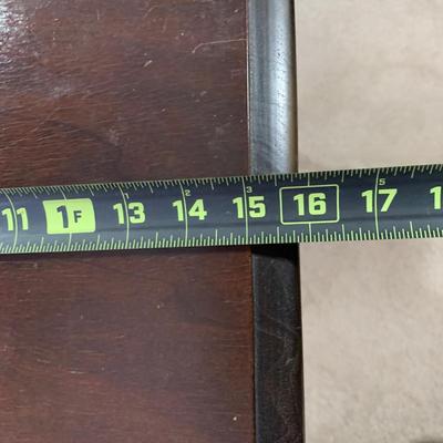 LOT 4 B: Vintage French 2 Tier Side Table & Matching Headboard