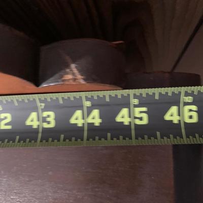 LOT 6 B: Vintage / Antique French 6 Drawer Vanity w/ Floral Embroidered Stool