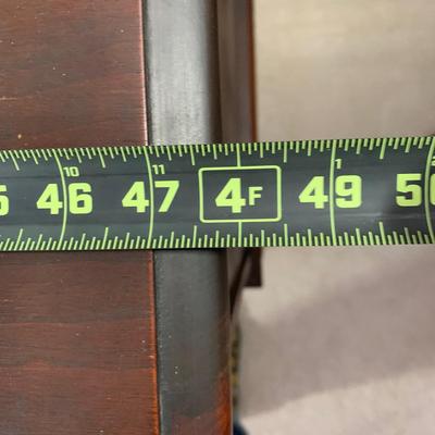 LOT 6 B: Vintage / Antique French 6 Drawer Vanity w/ Floral Embroidered Stool