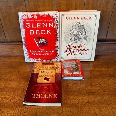 LOT 10 O: Christmas Book Collection: "A Cup Of Christmas Tea" by Tom Hegg, "A Christmas Carol" by Charles Dickens,...