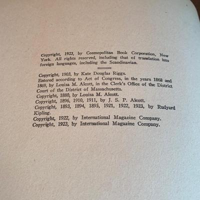 LOT 11 O: Antique / Vintage / & Modern Children's Books Collection: 1923 "Boys And Girls Of Bookland" by Nora...